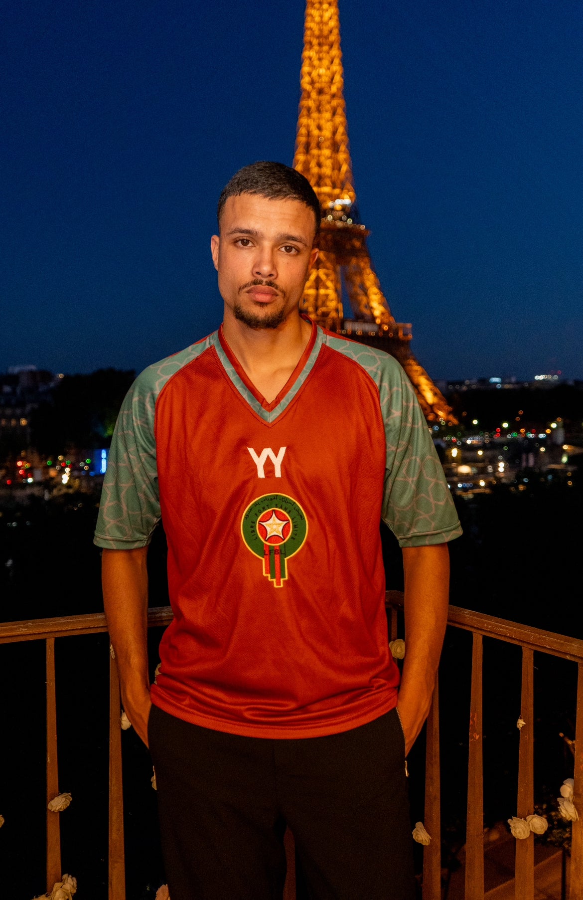 Maillot de Football MANCHE COURTE - Maroc Rouge