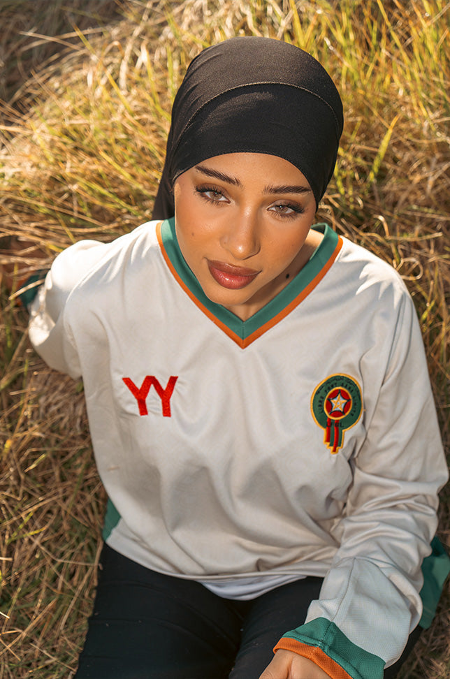 Maillot de Football MANCHE LONGUE - Maroc Blanc
