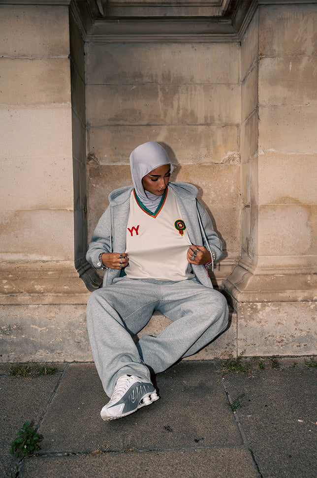 Maillot de Football MANCHE LONGUE - Maroc Blanc