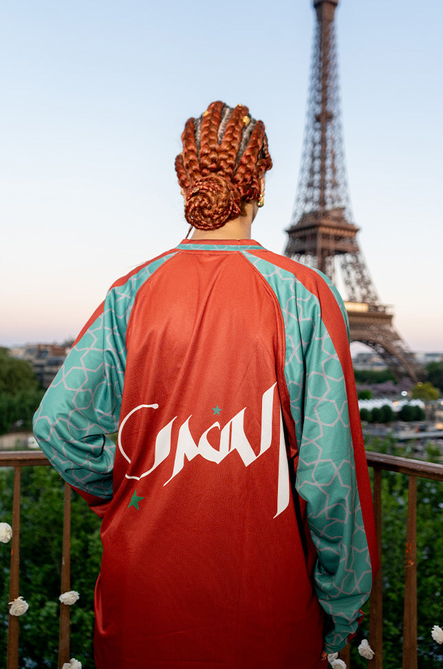 Maillot de Football MANCHE LONGUE - Maroc Rouge