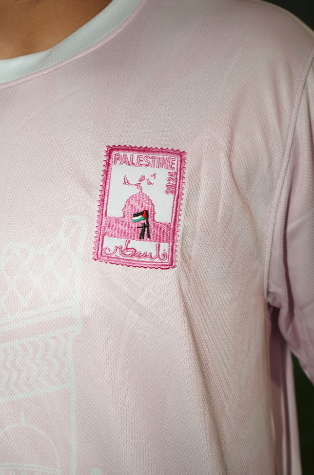 Maillot de Football MANCHE LONGUE - Palestine Rose