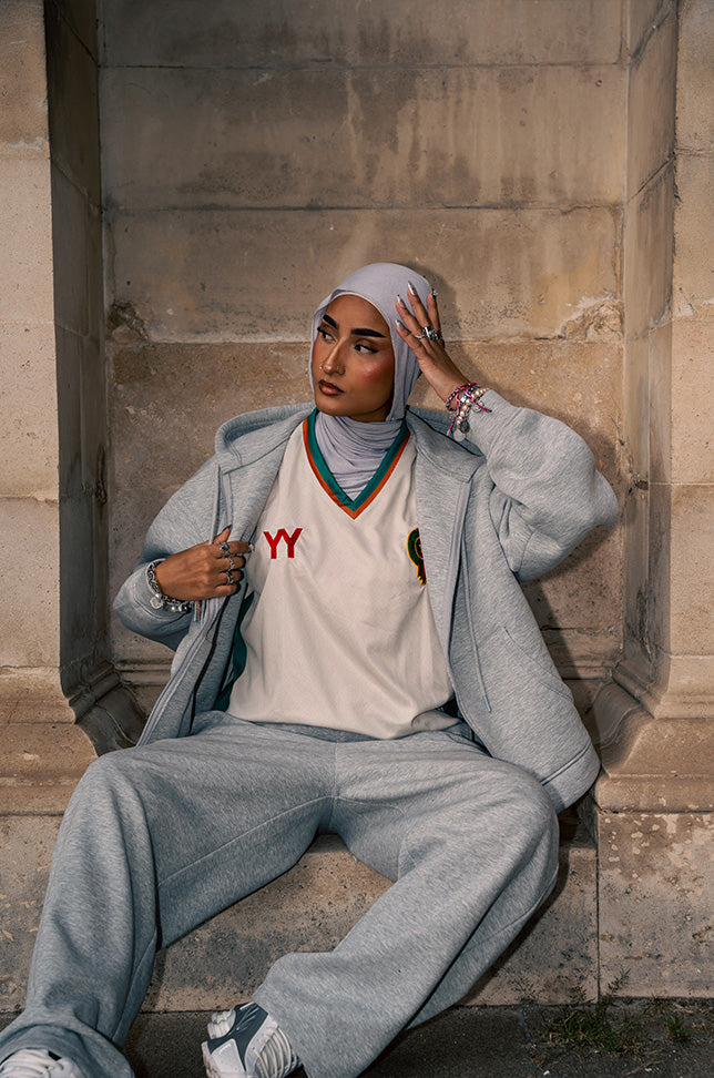 Maillot de Football MANCHE LONGUE - Maroc Blanc