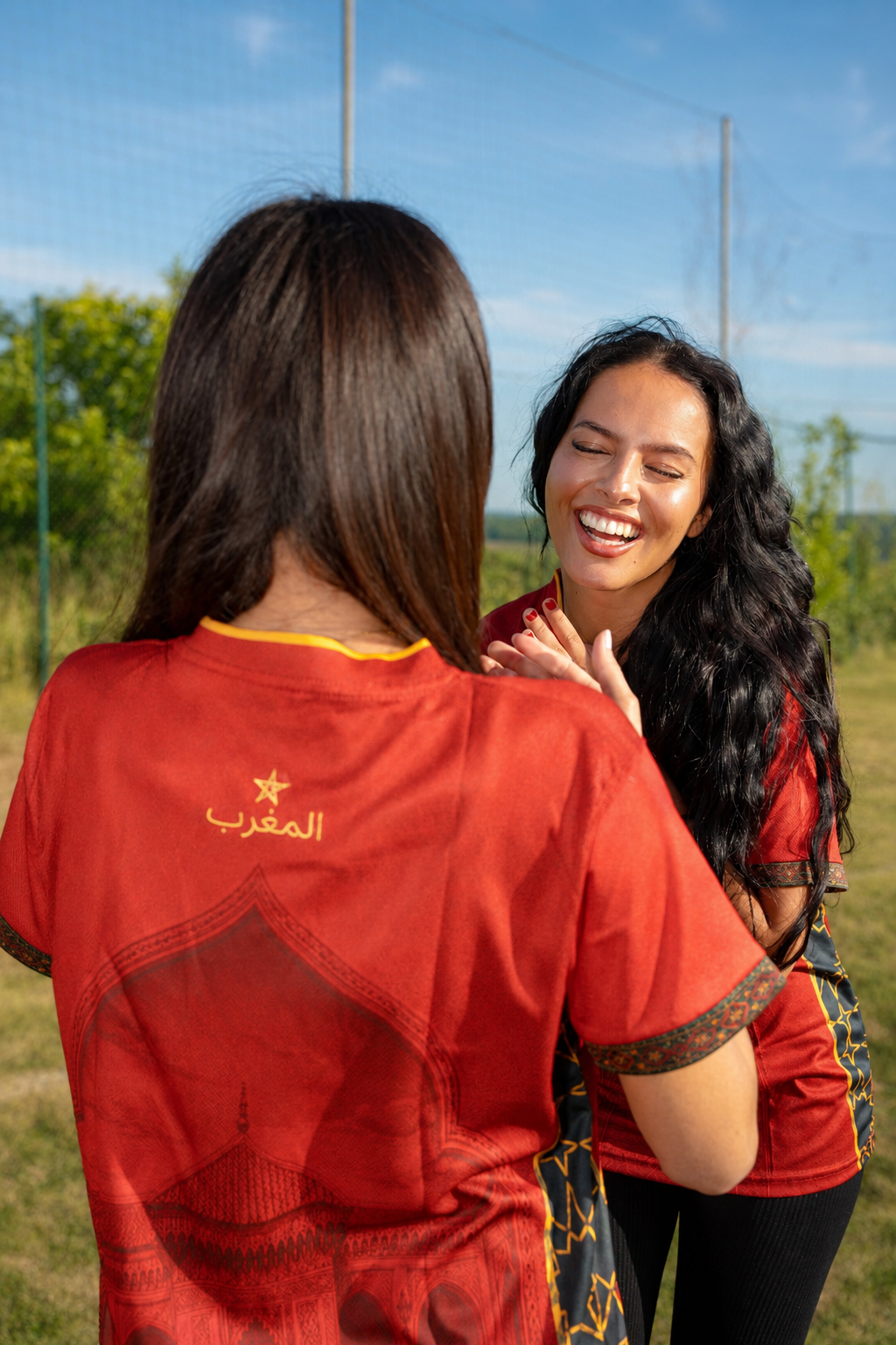 Maillot MANCHE COURTE - Maroc Rouge Héritage