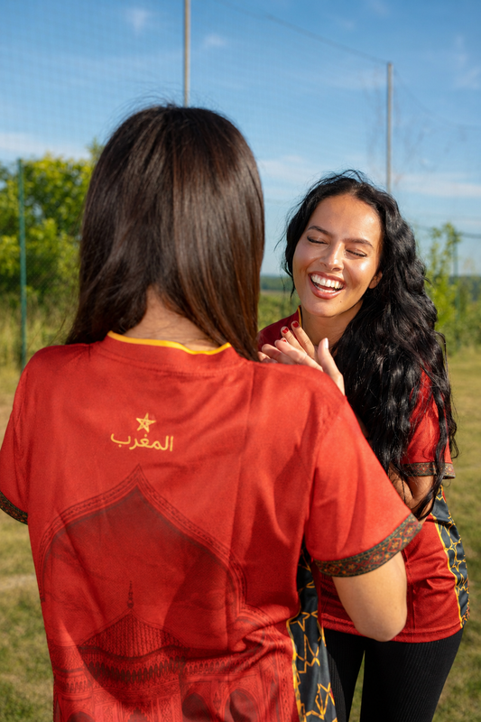 Maillot MANCHE COURTE - Maroc Rouge Héritage